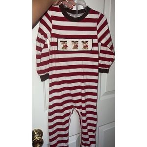 Boys smocked romper